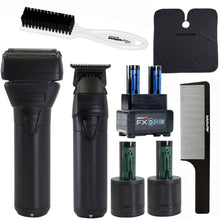 BaByliss Pro FXONE BlackFX Limited Edition Prepack - Stick Shaver and Outlining Trimmer (Black) FX1FSTMBPK Pro Barber Kit