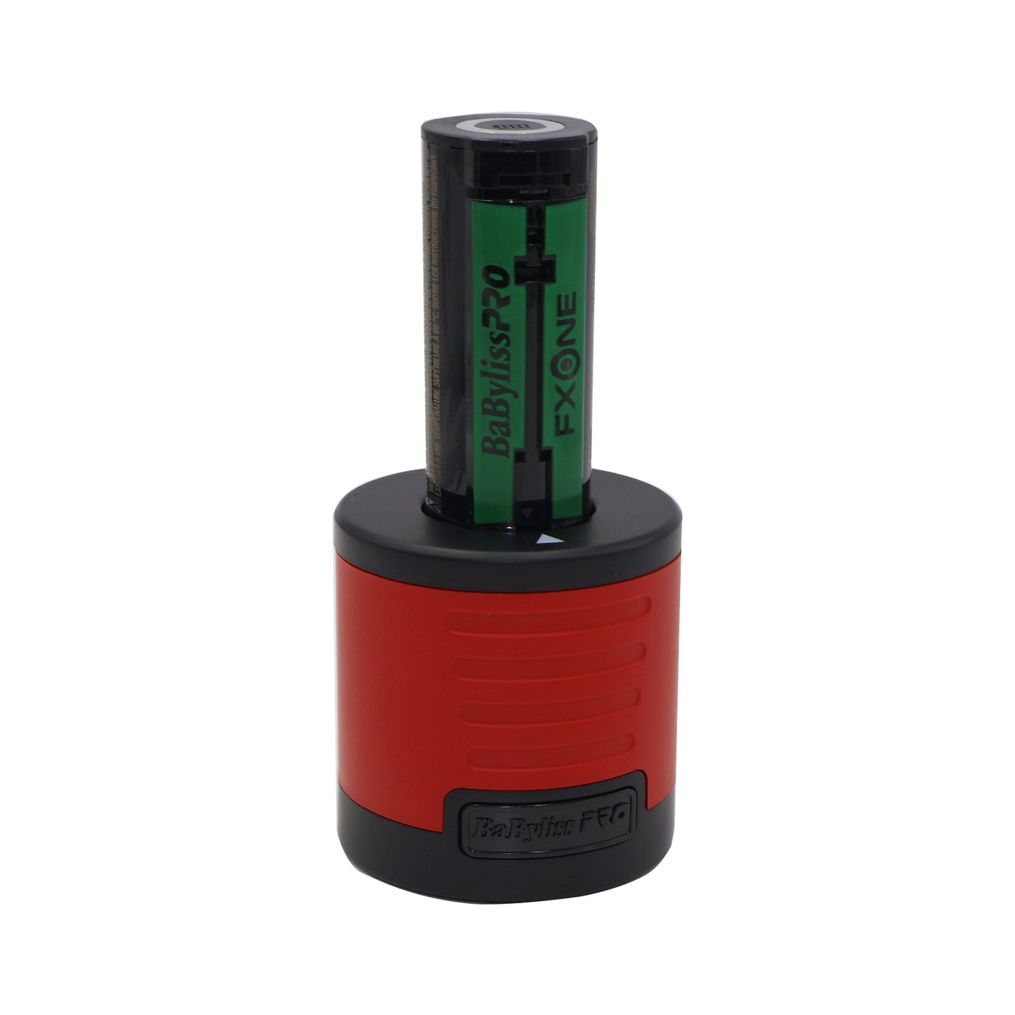 BaByliss Pro FXONE LO-PROFX Hair Clipper, Trimmer, Charging Base and Boosted Capacity Battery (Red) FX129MRPK + Comb Set