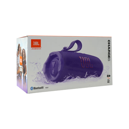 2x JBL Charge 6 Portable Bluetooth Wireless Speaker (Purple)