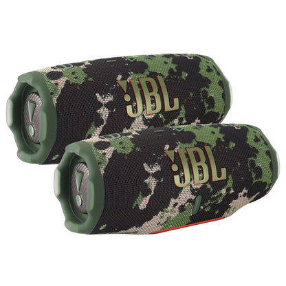 2x JBL Charge 6 Portable Bluetooth Wireless Speaker (Camoflauge)