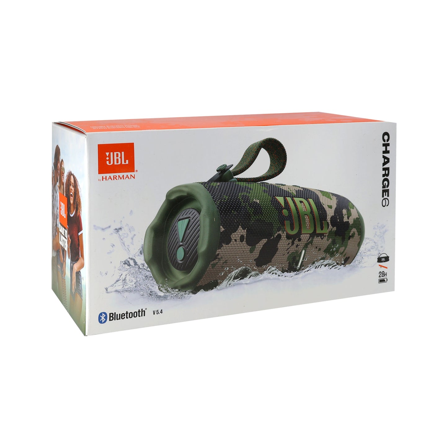 2x JBL Charge 6 Portable Bluetooth Wireless Speaker (Camoflauge)