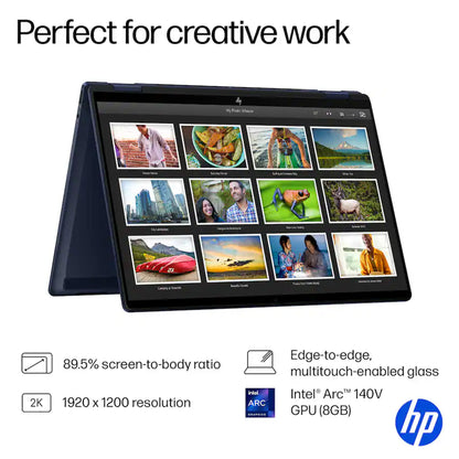 HP OmniBook X Flip 14" 2K Touch-Screen Laptop - Intel Core Ultra 7 256V 2024 - 16GB Memory, 1TB SSD (Atmospheric Blue)