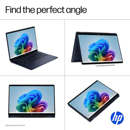 HP OmniBook X Flip 14" 2K Touch-Screen Laptop - Intel Core Ultra 7 256V 2024 - 16GB Memory, 1TB SSD (Atmospheric Blue)