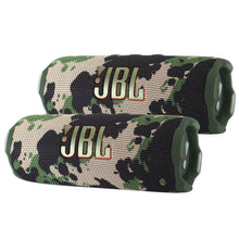 2x JBL Flip 7 Portable Waterproof Bluetooth Wireless Speaker (Camoflauge)
