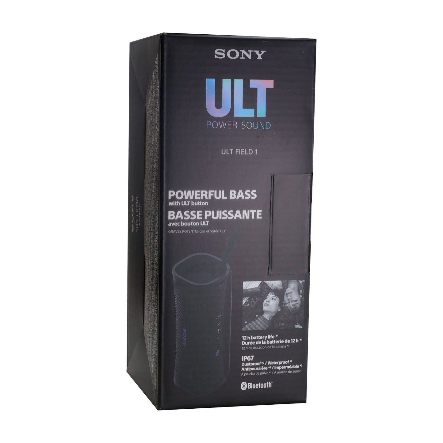 2x Sony ULT FIELD 5 Wireless Portable Speaker (Black)