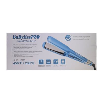BaByliss Pro Nano Titanium 1" Ultra-Sleek Hair Straightener Flat Iron with BaByliss Pro Nano Titanium 1½" Ultra-Sleek Hair Straightener Flat Iron