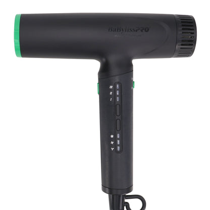 BaByliss Pro Nano Titanium Limited Edition Professional Nano Light Ionic Hair Dryer (Tomb45 Collection) with Conair Pro Ergo-Grip Detangler Brush