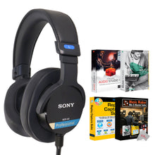 Sony MDR-M1 Closed-Back Over-Ear Reference Monitor Headphones with Music Maker Mix and Master Software