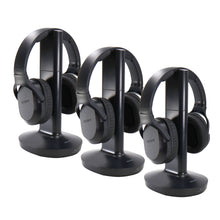 3x Sony RF400 Wireless Home Theater Headphones for Watching TV (WHRF400), Black