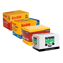 Kodak Pro Ektar 100 & ColorPlus 200 Color Negative Film, 36 Exp with Ultramax 400 Film, 36 Exp and Ilford HP5 Plus B&W Negative Film, 36 Exp