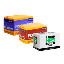 Kodak Professional Portra 800 Color Negative Film (35mm, 36 Exp) with Pro Ektar 100 Color Negative Film (35mm, 36 Exp) and Ilford HP5 Plus Black & White Negative Film (35mm, 36 Exp)