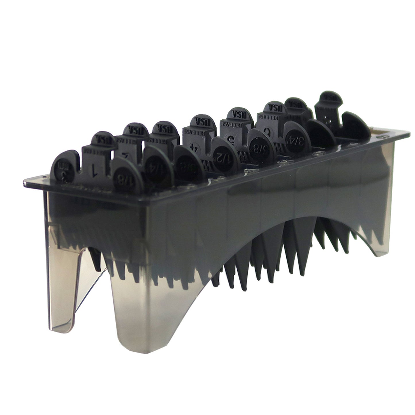 Wahl 8504 Professional Clipper Cordless Senior 120-240V with 8-Pack Premium Cutting Guides and Flat Top Comb