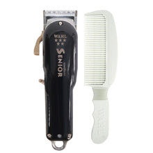 Wahl 8504 Professional Clipper Cordless Senior 120-240V with Wahl Flat Top Comb White 3329-100