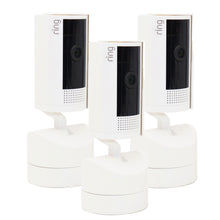 3x Ring Pan-Tilt Indoor Security Cam with 360° Horizontal Pan Coverage, Live View & Two-Way Talk and HD Video - White
