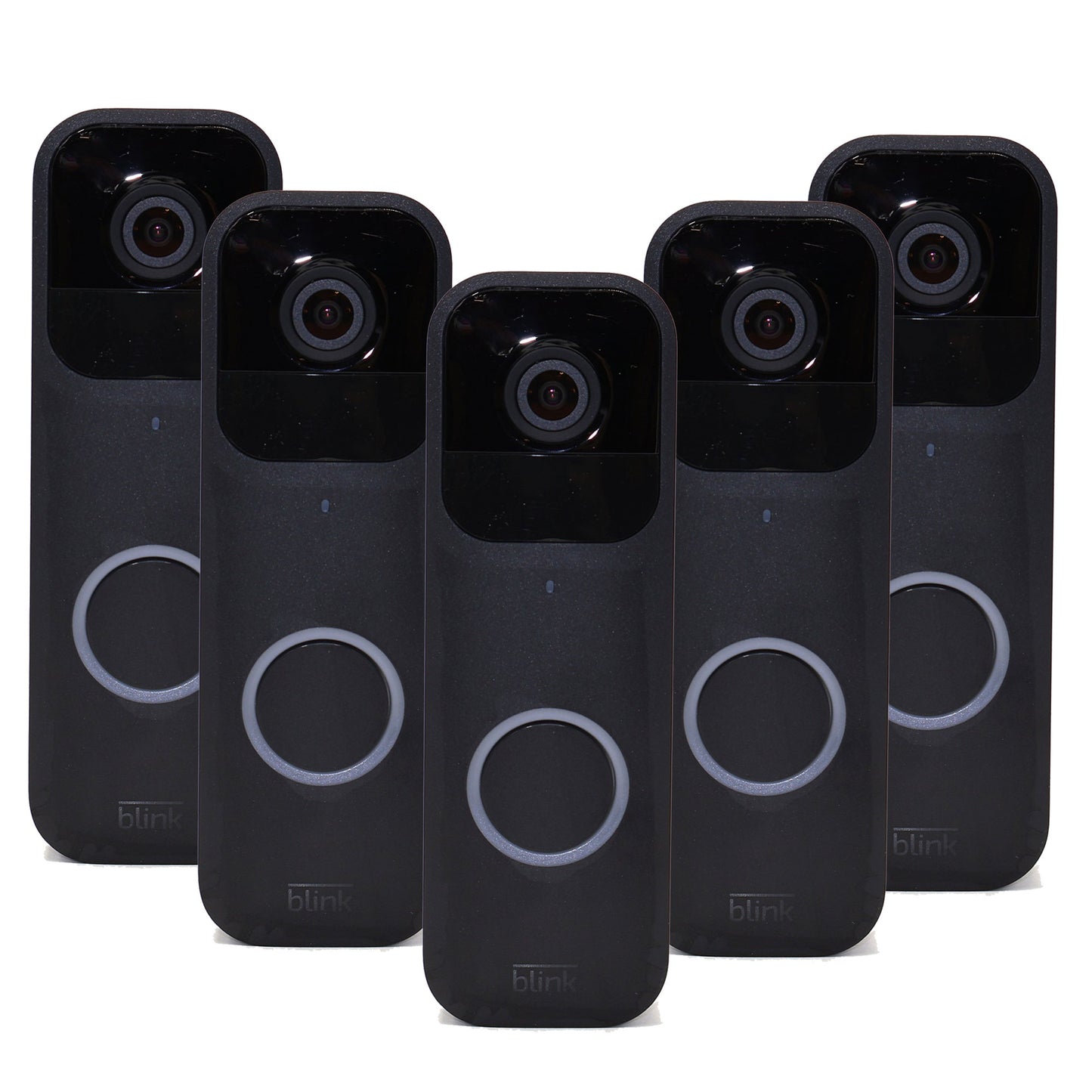 5x Blink Smart Wifi Video Doorbell – Wired/Battery Operated (Black)