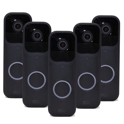 5x Blink Smart Wifi Video Doorbell – Wired/Battery Operated (Black)