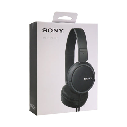 Sony MDR-ZX110 On-Ear Wired Headphones (Black)