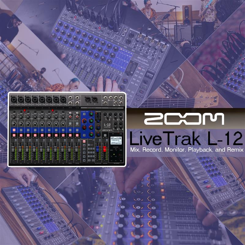 Zoom LiveTrak L12next Digital Mixer / Recorder