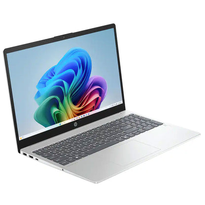 HP OmniBook 3 Copilot+ PC 15.6" Full HD Touch-Screen Laptop - AMD Ryzen 5 AI 5 330 2025 - 16GB Memory, 12GB SSD (Glacier Silver)