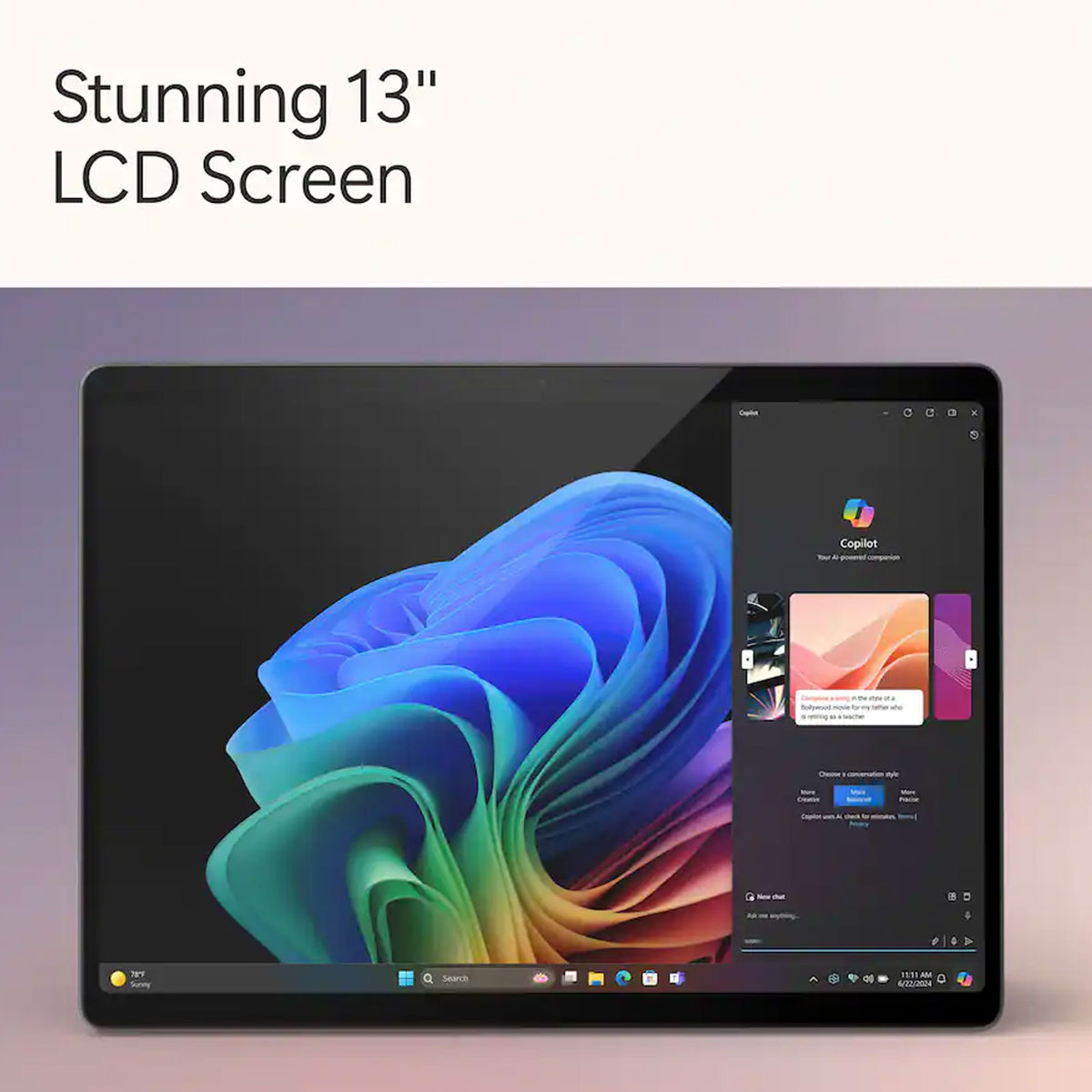 Microsoft Surface Pro Copilot+ PC 13” Tablet + Keyboard - Snapdragon X Plus 10 Core - 16GB RAM, 512GB SSD (Black)