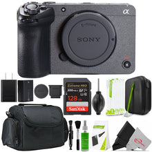 Sony FX30 Digital Cinema Camera (Black) with SanDisk Extreme Pro 128GB SDXC UHS-I V30 200MB/s Memory Card Bundle