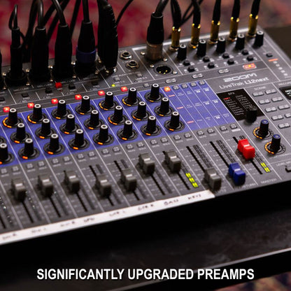 Zoom LiveTrak L12next Digital Mixer / Recorder with Recording Essentials Bundle