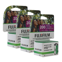 3x Fujifilm 200 Color Negative 35mm Film (36 Exposures)