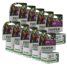 10x Fujifilm 200 Color Negative 35mm Film (36 Exposures)