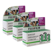 3x Fujifilm 200 Color Negative 35mm Film (36 Exposures) - 3 Pack
