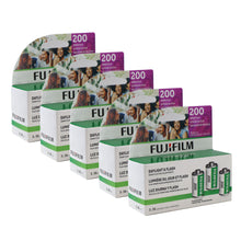5x Fujifilm 200 Color Negative 35mm Film (36 Exposures) - 3 Pack