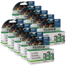 10x Fujifilm 400 Color Negative 35mm Film (36 Exposures) - 3 Pack