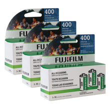 3x Fujifilm 400 Color Negative 35mm Film (36 Exposures) - 3 Pack