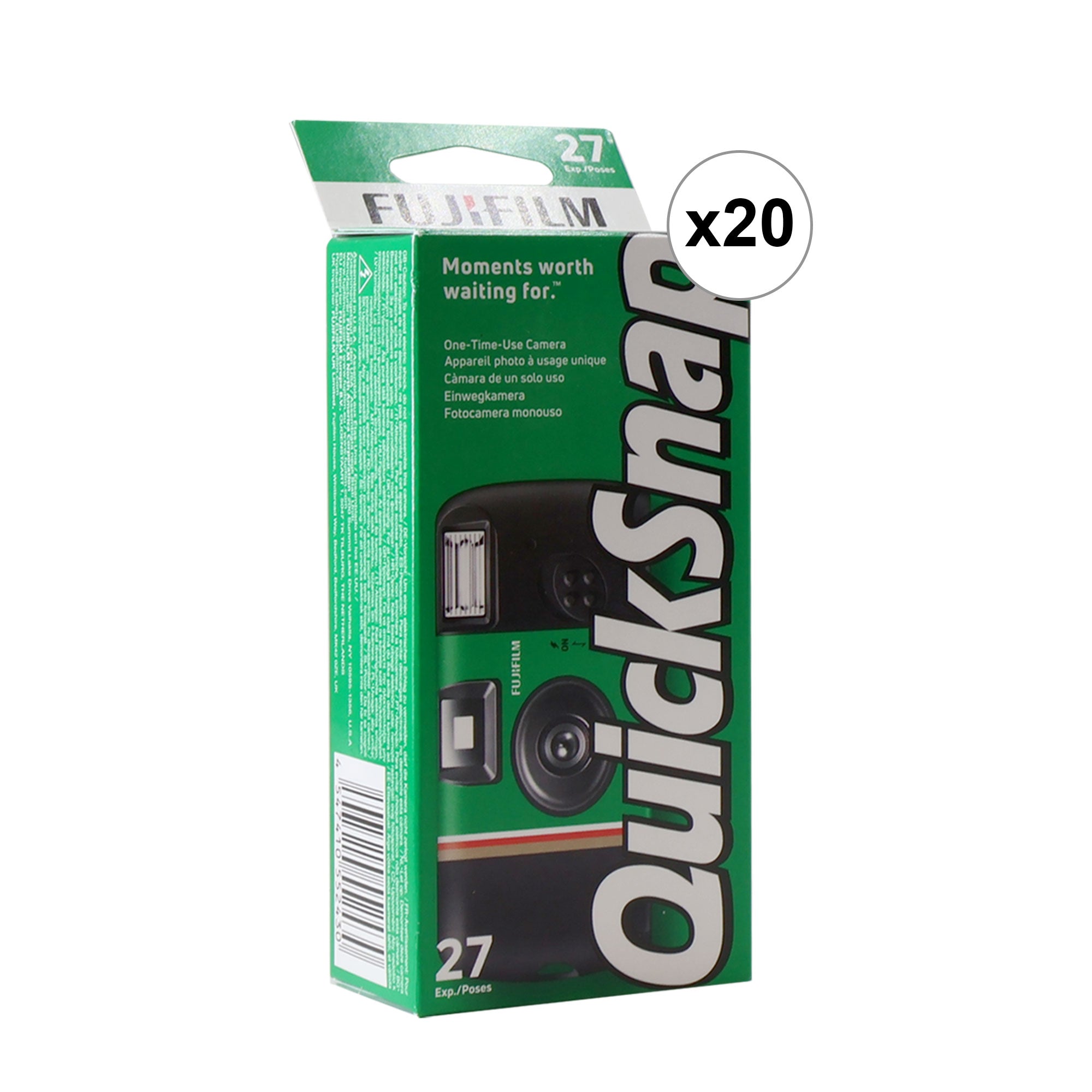 20x Fujifilm QuickSnap Flash 400 One-Time-Use Disposable Camera