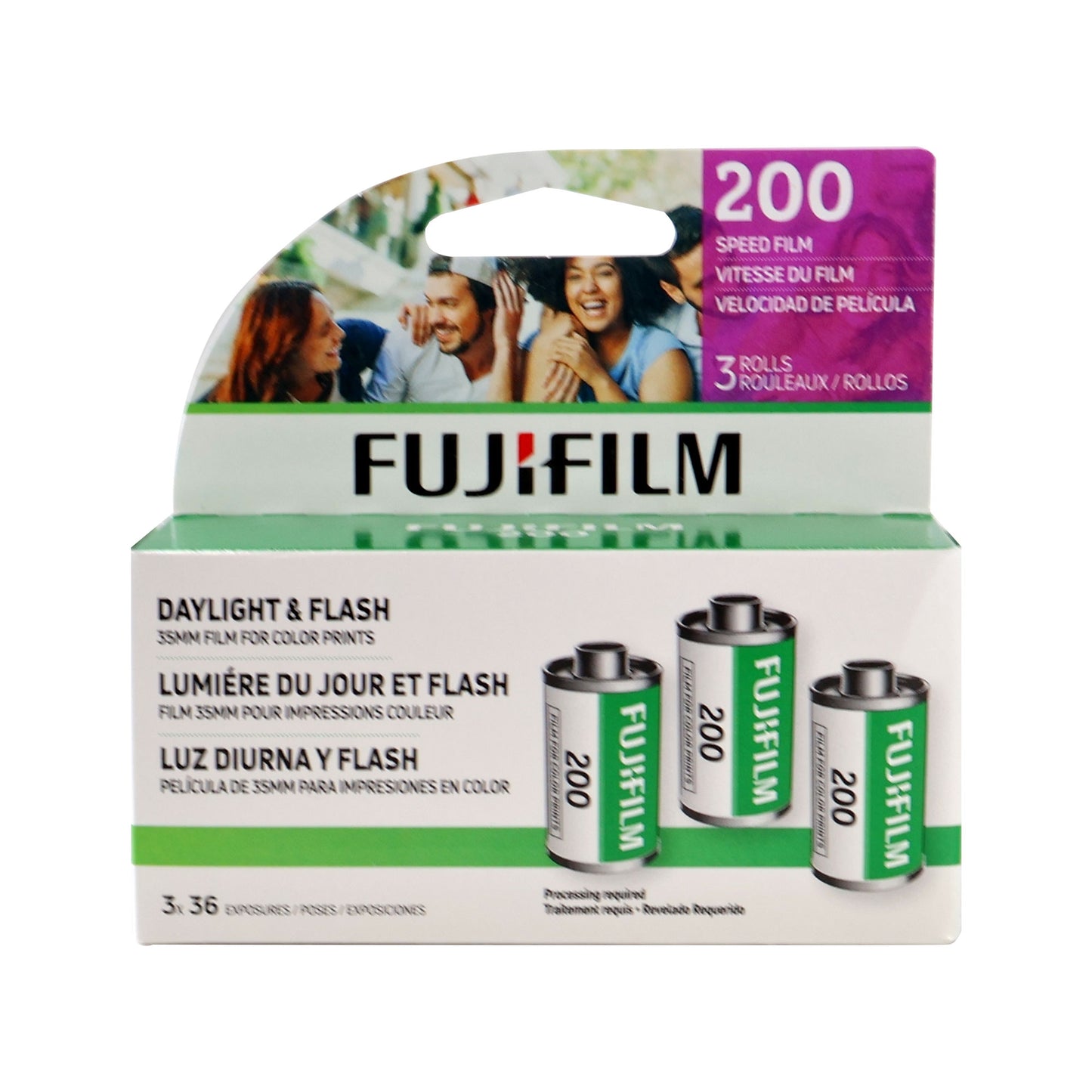 Fujifilm 400 Color Negative 35mm Film (36 Exposures) - 3 Pack + Fujifilm 200 Color Negative 35mm Film (36 Exposures) - 3 Pack