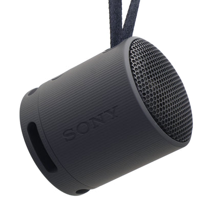 Sony XB100 Portable Waterproof Bluetooth Speaker (Black) + Sony MDR-ZX110 On-Ear Wired Headphones (Black)