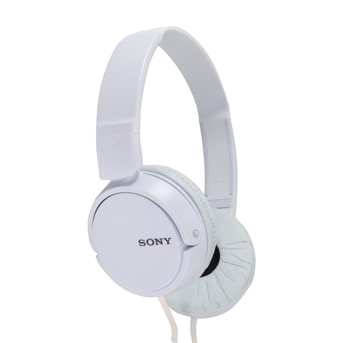 Sony XB100 Portable Waterproof Bluetooth Speaker (Orange) + Sony MDR-ZX110 On-Ear Wired Headphones (White)