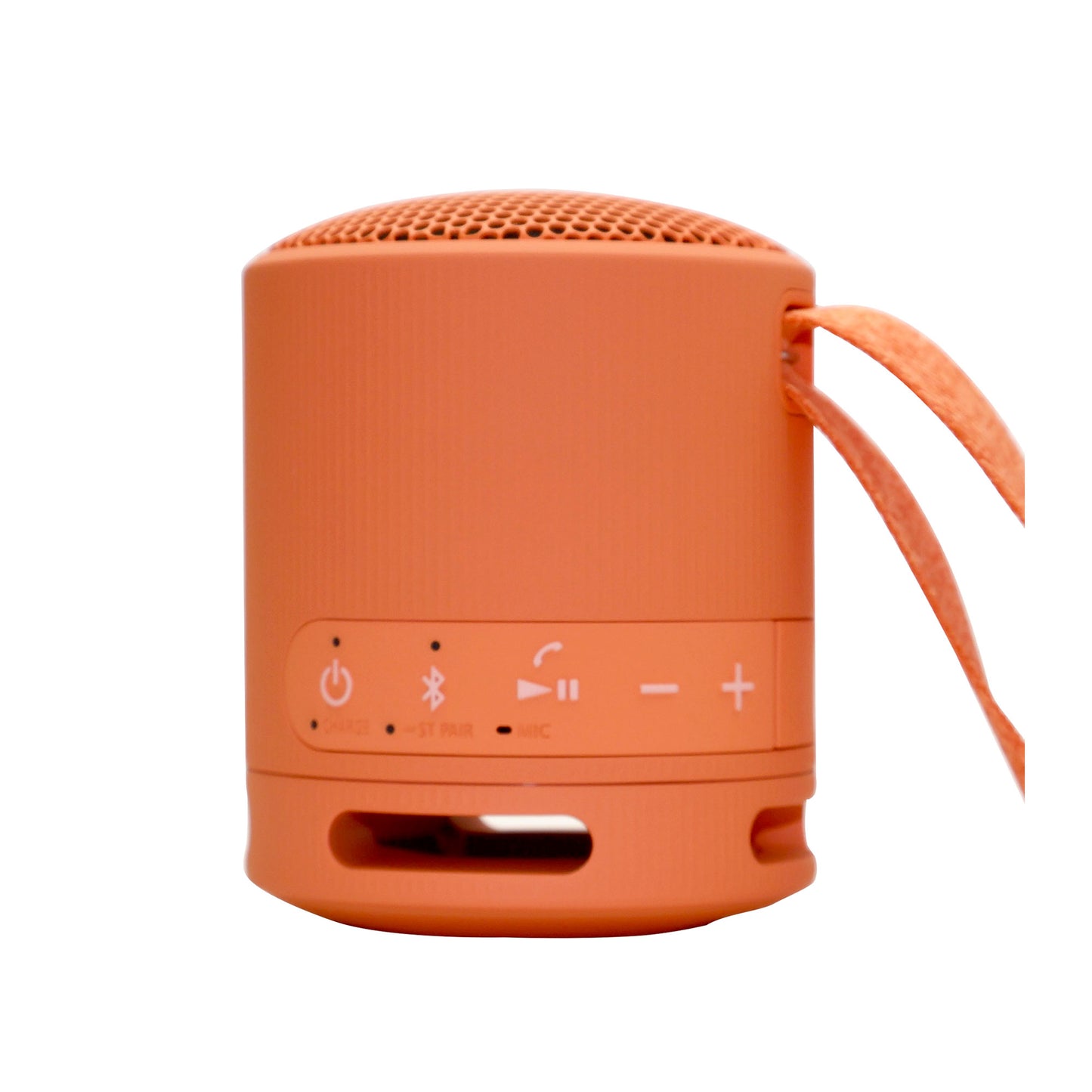 Sony XB100 Portable Waterproof Bluetooth Speaker (Orange) + Sony MDR-ZX110 On-Ear Wired Headphones (White)