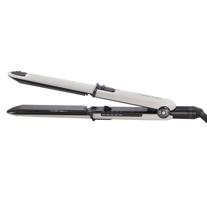 BaByliss Pro Limited Edition Nano Titanium Prima 3000 Stainless Steel 1 1/4" Flat Iron Grey BNT3000TGY with COREFX Pro Performance Hair Clipper FX86