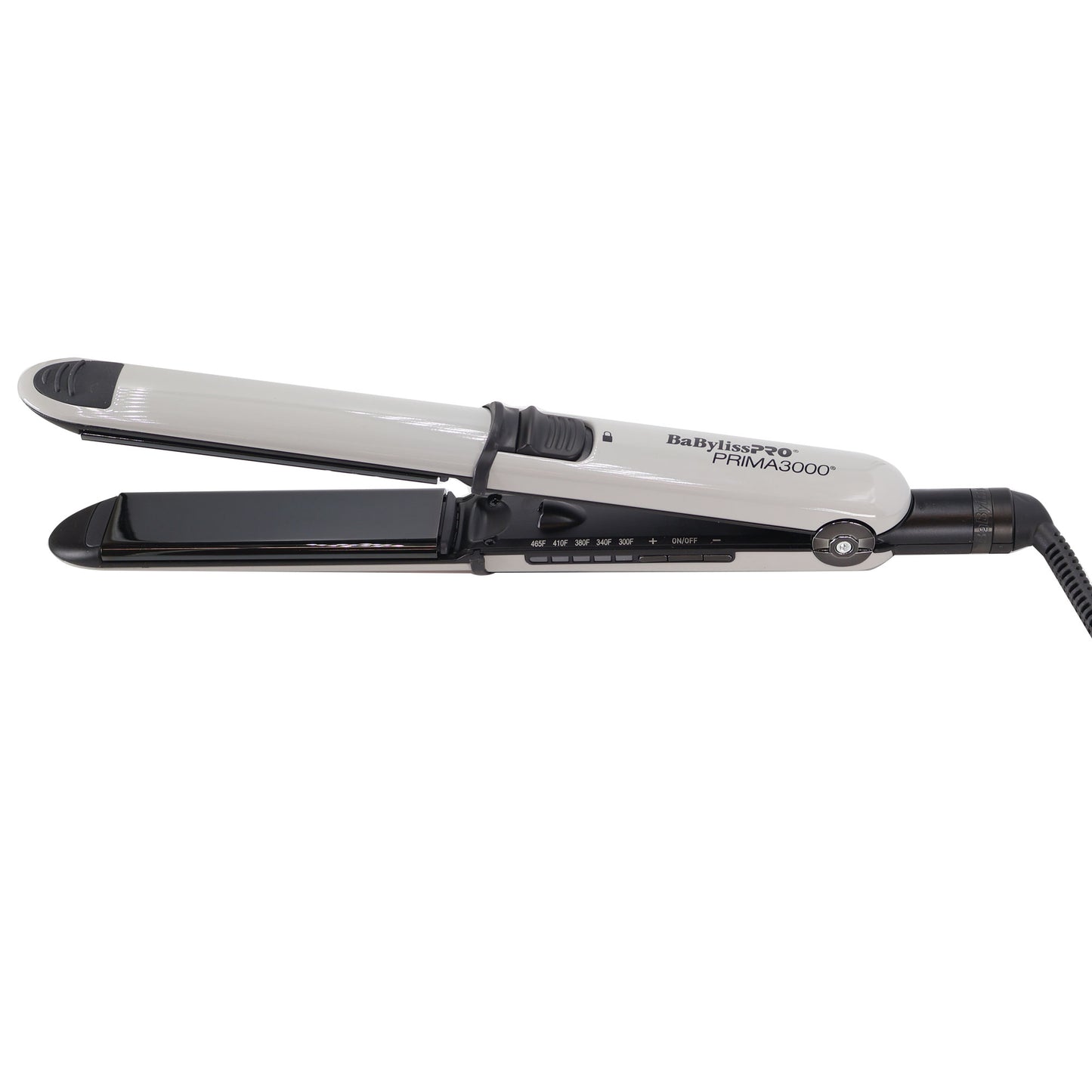 BaByliss Pro Limited Edition Nano Titanium Prima 3000 Stainless Steel 1 1/4" Flat Iron Grey BNT3000TGY with COREFX Pro Performance Hair Clipper FX86
