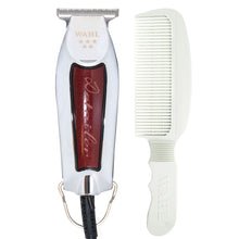 Wahl Profesional 5 Star Series Detailer Trimmer 8081 with Wahl Flat Top Comb White