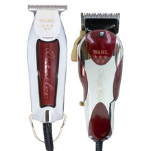 Wahl Profesional 5 Star Series Detailer Trimmer 8081 with Wahl Professional 5-Star Series Magic Clip Corded Precision Fade Clipper 8451