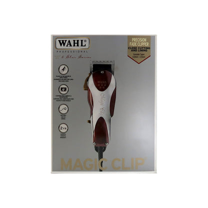 Wahl Profesional 5 Star Series Detailer Trimmer 8081 with Wahl Professional 5-Star Series Magic Clip Corded Precision Fade Clipper 8451