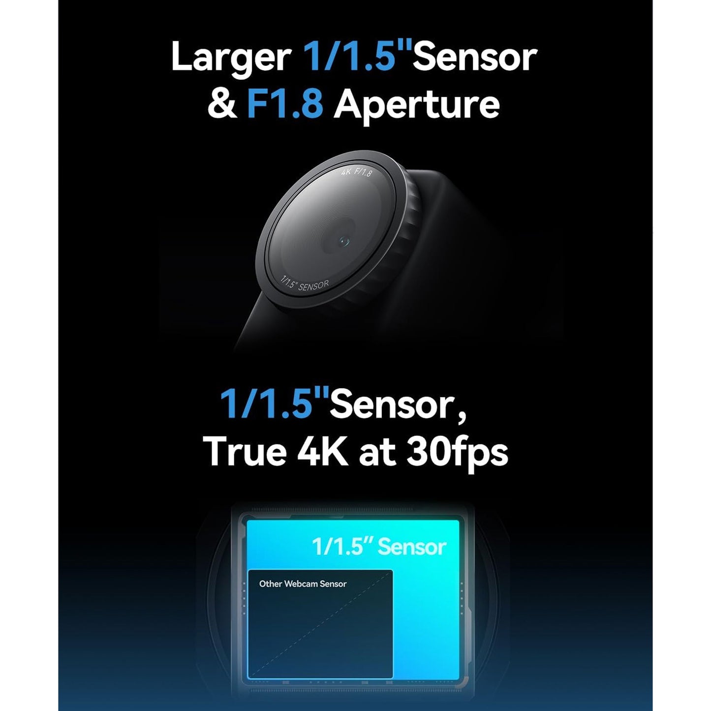 Hollyland Lyra UHD 4K Webcam (Black)