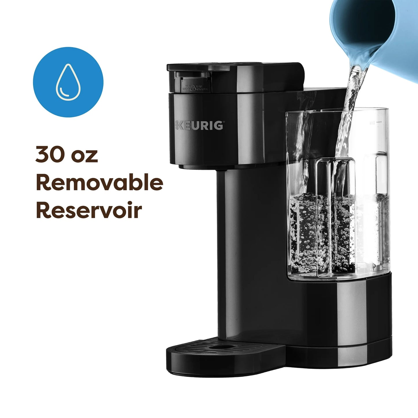 Keurig K-Express Essentials Black Single-Serve K-Cup Pod Coffee Maker