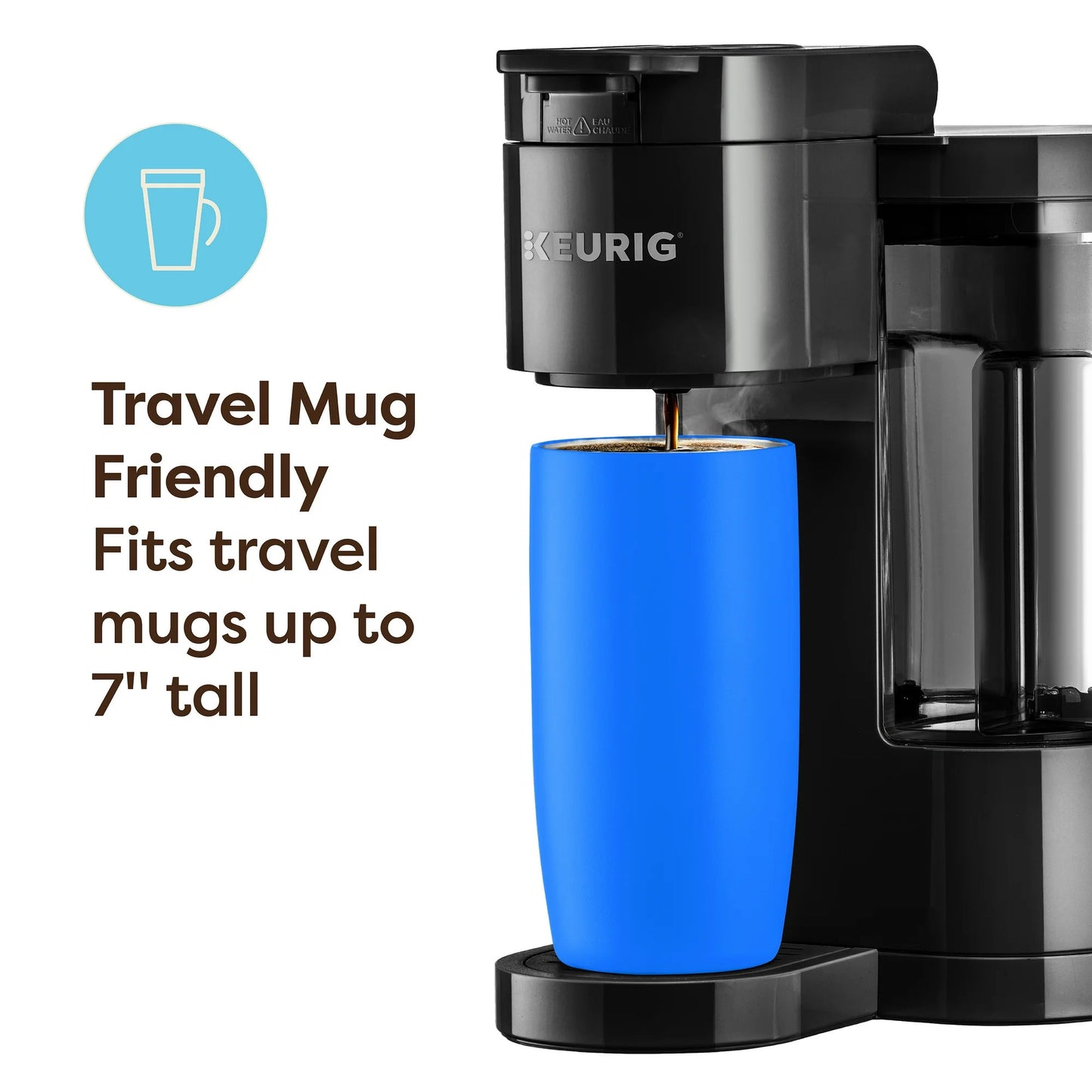 Keurig K-Express Essentials Black Single-Serve K-Cup Pod Coffee Maker