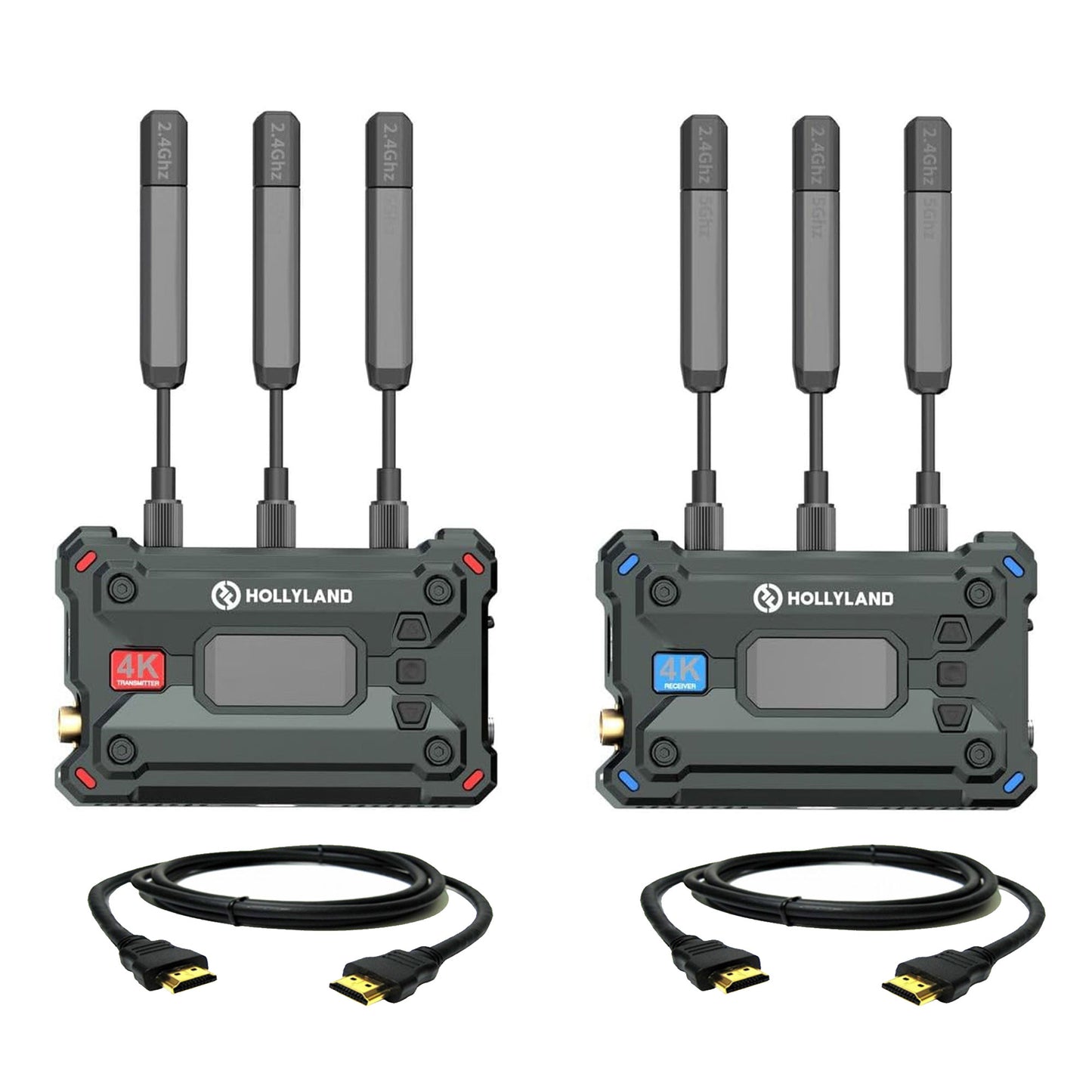Hollyland Pyro S 4K HDMI/SDI Wireless Video Transmission System with 2x 6ft HDMI Cable