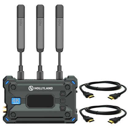 Hollyland Pyro S 4K RX HDMI/SDI Wireless Video Receiver with 2x 6ft HDMI Cable