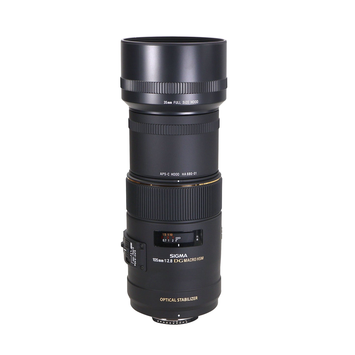Sigma 105mm F2.8 EX DG OS HSM Macro Lens for Nikon DSLR Camera