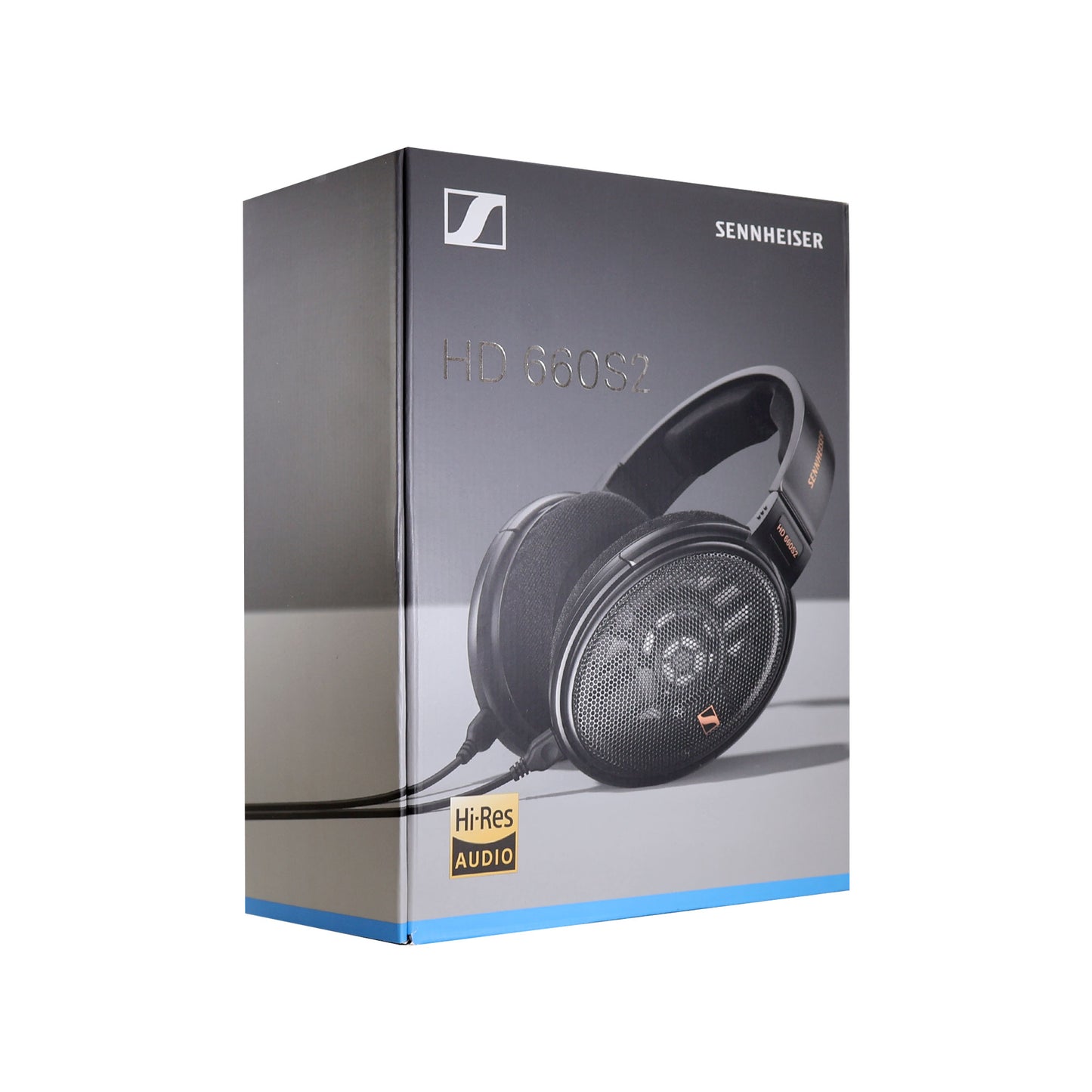 Sennheiser HD 660S2 Wired Over-Ear Headphones + JLab Play Gaming Wireless Bluetooth Earbuds - Black/Blue