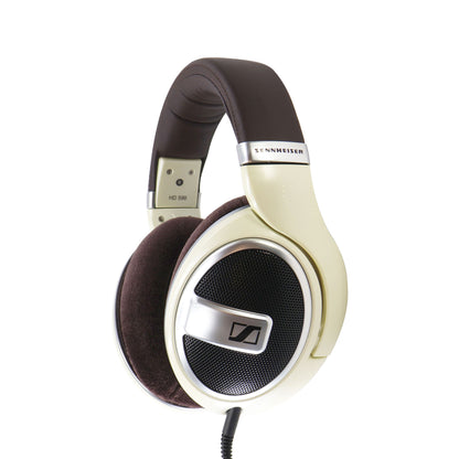 Sennheiser Open-Back Over-Ear Headphones (Matte Ivory) - HD-599 + Sony XB100 Portable Waterproof Bluetooth Speaker (Gray)